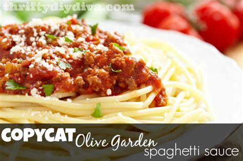 Copycat Olive Garden Spaghetti Sauce Recipe