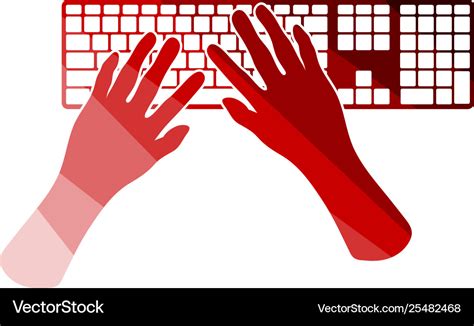 Typing icon Royalty Free Vector Image - VectorStock