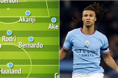 Nathan Ake and Riyad Mahrez start in Man City fans' line-up for RB Leipzig Champions League game ...