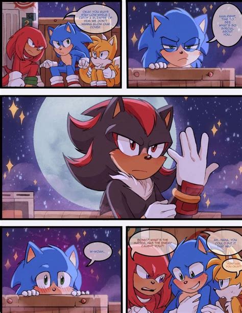 Love at first sight (sonadow)- Sonic move comic | Sonadow Amino