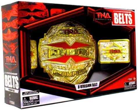 TNA Wrestling TNA Series 1 X-Division Champion Championship Belt Jakks ...