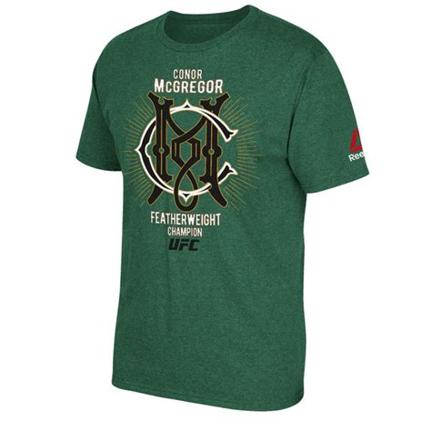 Conor McGregor UFC 194 Reebok Champion Shirts | FighterXFashion.com