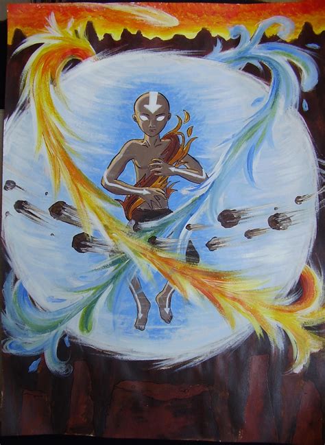 Aang avatar state by Seanwest101 on DeviantArt