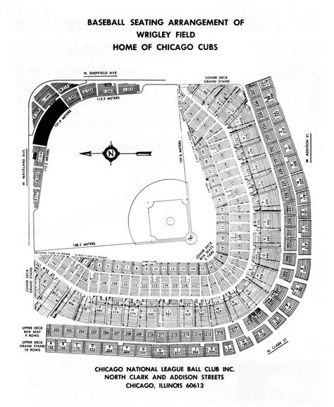 The Most Incredible wrigley field detailed seating chart | Wrigley ...