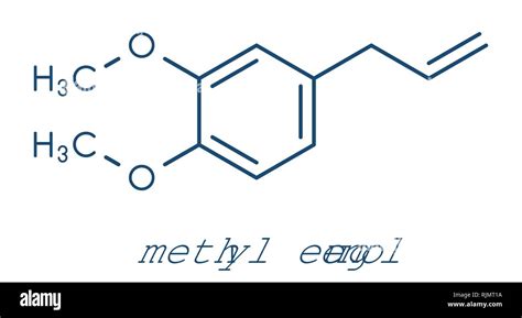 Methyl eugenol molecule. Skeletal formula Stock Vector Image & Art - Alamy