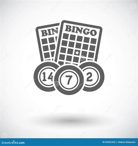 Bingo icon stock vector. Illustration of paper, chance - 96202422