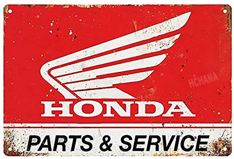 Buy HCHANA Classic Car Brand Honda Garage Bar Wall Signs Decor Plaques ...