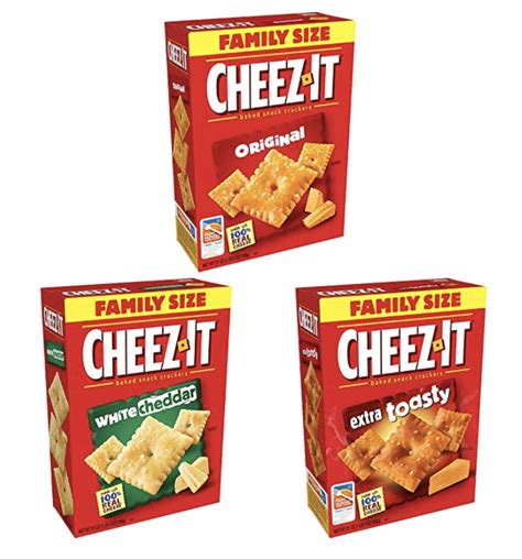 Cheez Its Pack of 3 Family Sized Boxes! HOT SAVINGS!