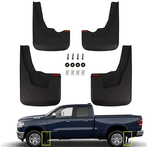 Buy RoyalParts Mud Flaps Guards Compatible with 2019-2022 Dodge Ram ...