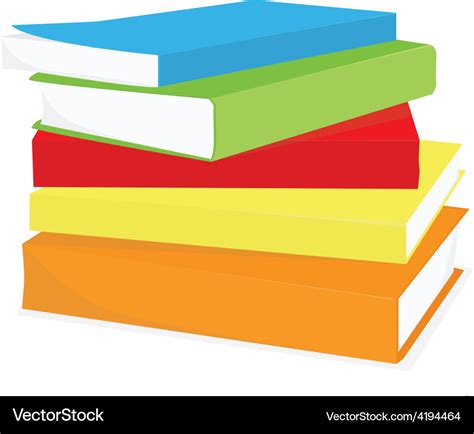 Stack of books Royalty Free Vector Image - VectorStock