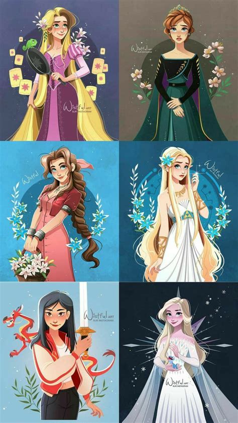 Princesas da Disney | Disney princess pictures, Disney princess modern, Disney princess fan art