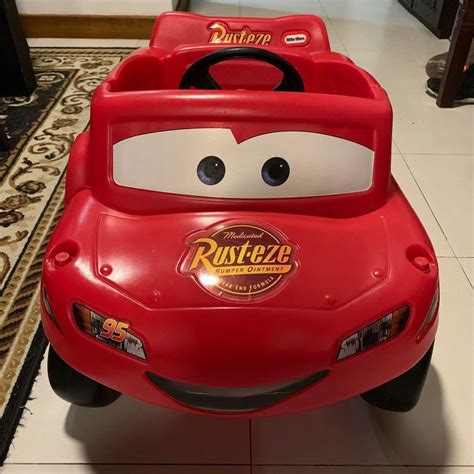 Little Tikes Kid Sized Lightning McQueen Car, Babies & Kids, Babies & Kids Fashion on Carousell