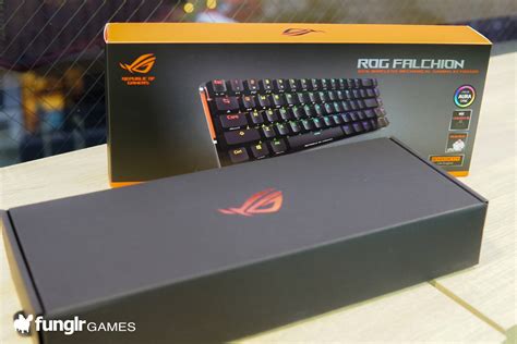 🎮Compact gaming keyboard for both wired and wireless ASUS "ROG Falchion" opening type! - funglr ...