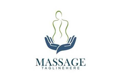 Body Massage Logo Design Vector Graphic by DEEMKA STUDIO · Creative Fabrica