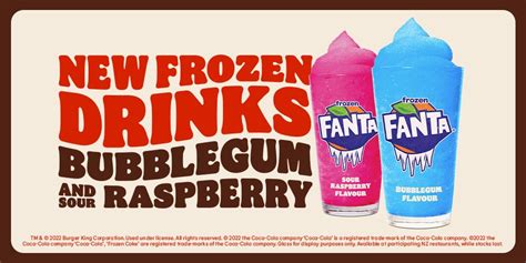 NEWS: Burger King Frozen Fanta Bubblegum & Sour Raspberry - frugal feeds nz