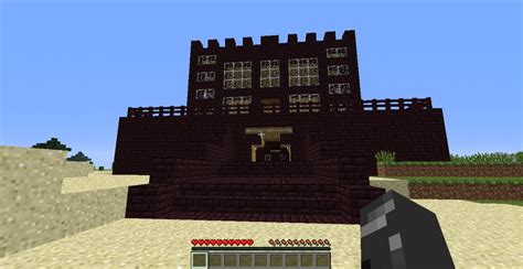 nether brick house Minecraft Project