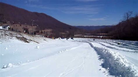 Snow Tubing, February 2012, Boone, NC - YouTube