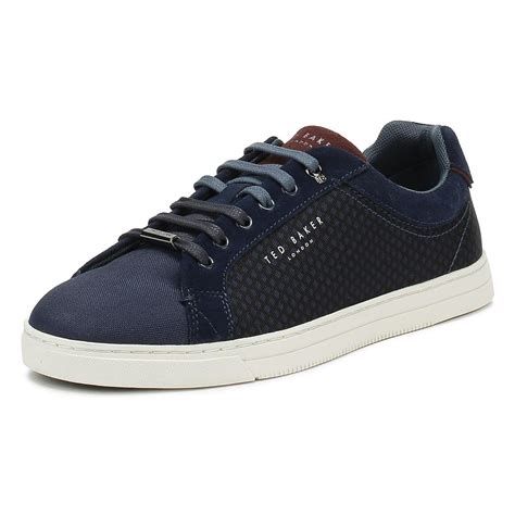 Ted Baker Mens Dark Blue Sarpio Trainers Men's Shoes (trainers) In Blue ...