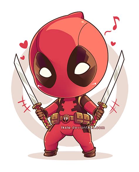 Chibi Deadpool by Iksia on DeviantArt