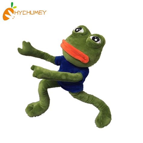 HYC Humey Pepe The Frog Sad Plushie Doll 4chan Kekistan Meme Stuffed Animal Toy 45cm | Shopee ...