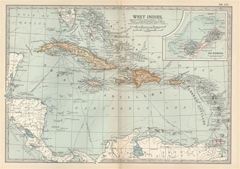 Blank Greater Antilles Map