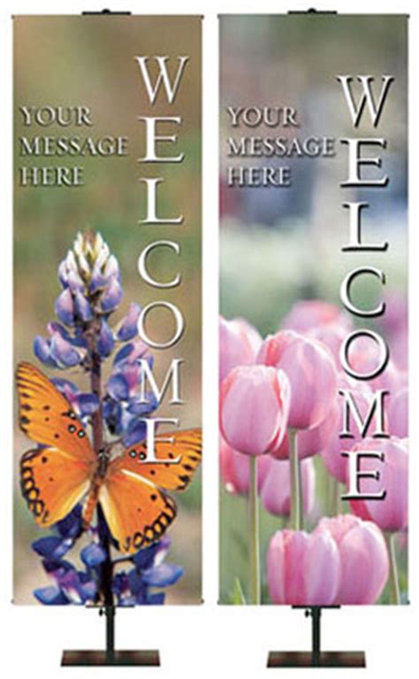 Church Welcome Outdoor Banners