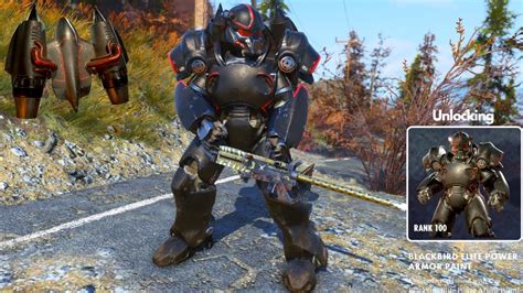 Blackbird Elite Power Armor Paint Fallout 76 Jet Pack Elite - YouTube