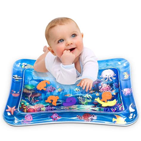 Infinno Inflatable Tummy Time Mat Premium Baby Water Play Mat for ...