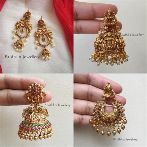 Imitation Earrings Collection - South India Jewels