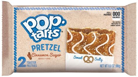 Kellogg's Pop Tarts Pretzel Cinnamon Sugar - 2 Pack Toaster Pastries