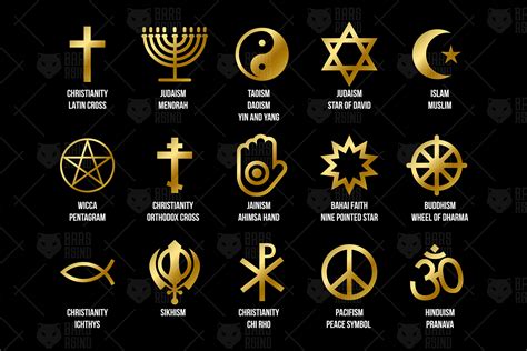 Religion Diversity Set By Barsrsind Shop | TheHungryJPEG