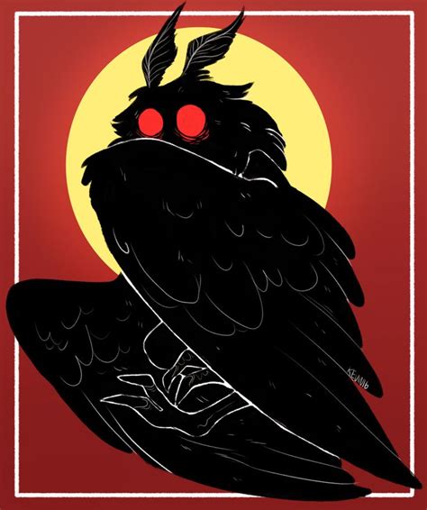 mothman http://wankadoodles.tumblr.com/post/150780871603/mothman-to-go ...