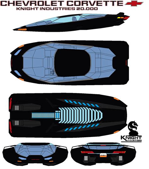 Chevrolet Corvette Knight 20.000 kitt by bagera3005 on DeviantArt