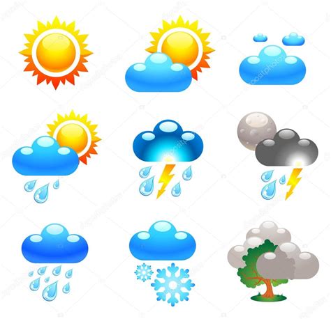 Weather conditions — Stock Vector © dejanj02 #14497403