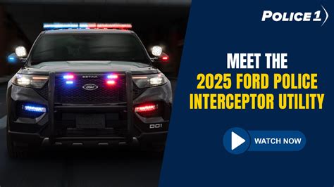 Ford unveils enhanced 2025 Police Interceptor Utility