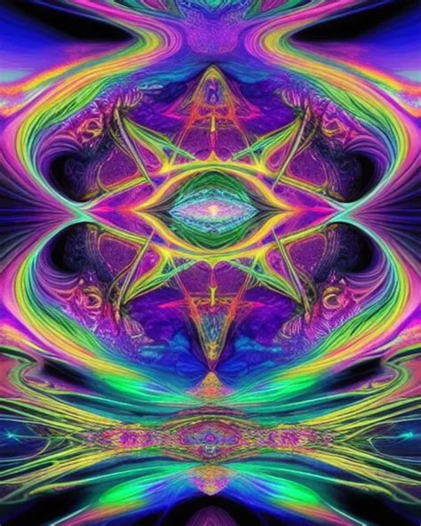 DMT trip, extreme visuals, unreal - AI Photo Generator - starryai