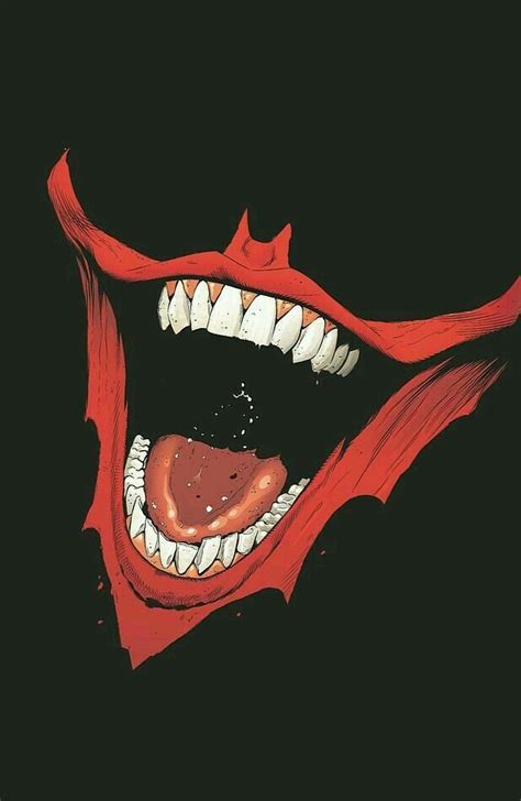 The Jokers Laughing Mouth † ~ | Batman art, Joker art, Joker smile