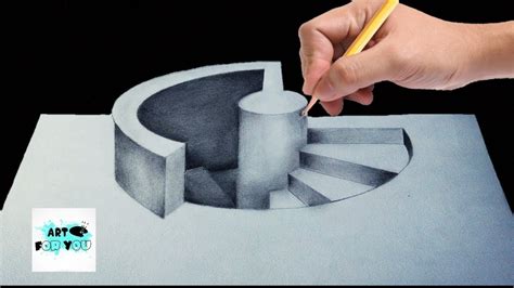 3d Pencil Drawings On Paper