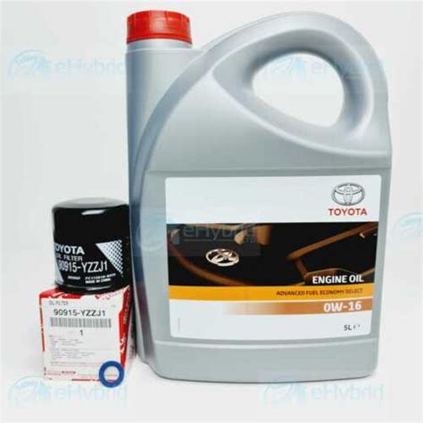 GENUINE TOYOTA TOYOTA CAMRY OIL & OIL FILTER KIT 0W16 ENGINE OIL 5L ...