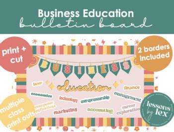 Business Education Bulletin Board by LessonsBy Lex | TPT