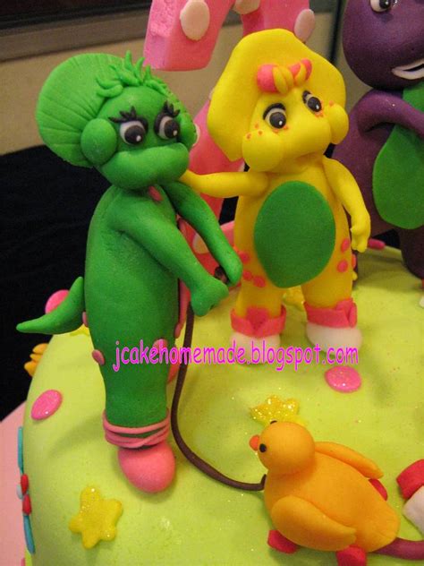 Jcakehomemade: Barney and friends theme cake