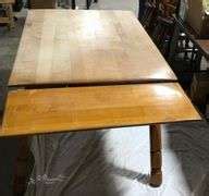 Wooden Dining Table With 4 Chairs - Sherwood Auctions