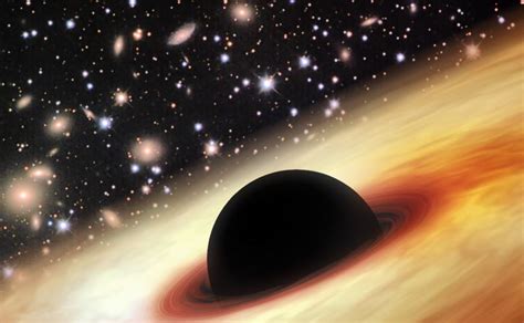 Colossal black hole 12 billion times the Sun’s mass and 420 trillion times its luminosity ...