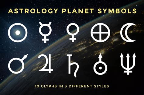 Astrology Planet Symbols ~ Illustrations ~ Creative Market