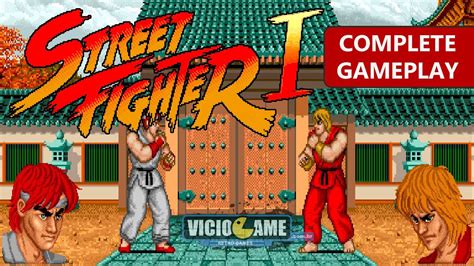 Street Fighter 1 (1987) - Complete Gameplay - YouTube