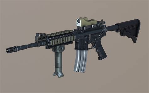 Second Life Marketplace - SCRIPTED Colt M4 Tactical Carbine MK21 ...