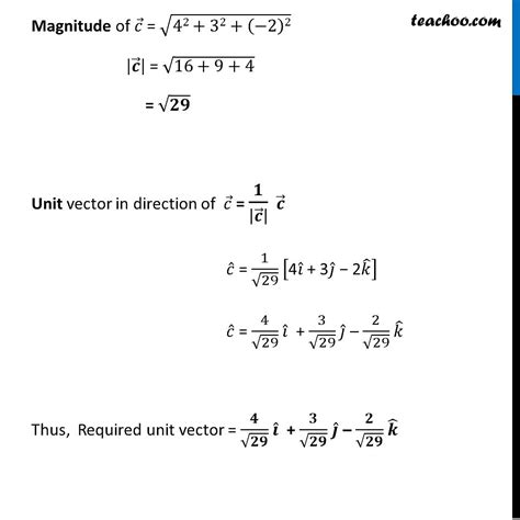 Example 8 - Find unit vector in direction of sum of vectors