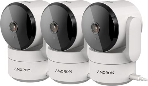 Amazon.com : AMOROM Pet Camera 360° Home Security Cameras, with Pan ...