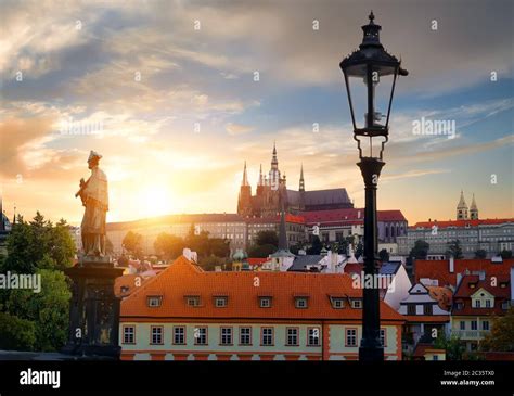 View of Prague Castle Stock Photo - Alamy