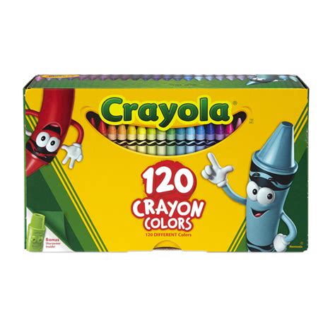 Crayola Giant Box of Crayons, 120 Count - Walmart.com